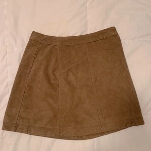 Abercrombie Suede Mini Skirt